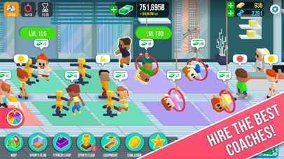 Screenshot #2 pour Fitness Corp.: business empire