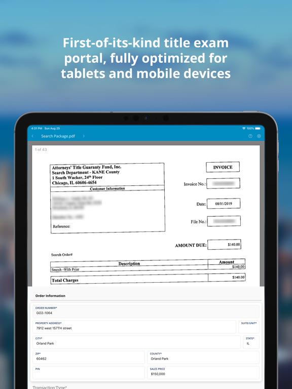 ATG GO iPad screenshot 2 - Business app