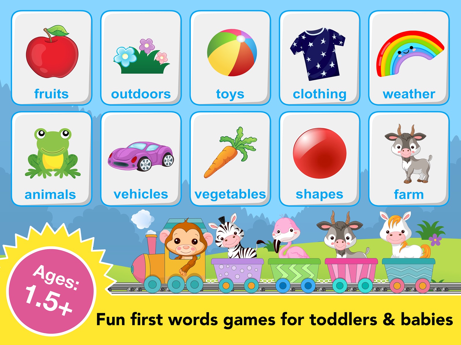 Toddler games for preschool 2+ ipad screenshot 1