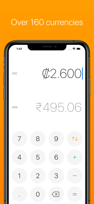 ‎Waluta – zrzut ekranu prostego konwertera