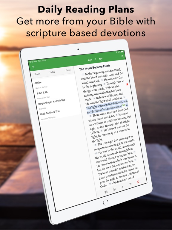 NIV Bible* screenshot