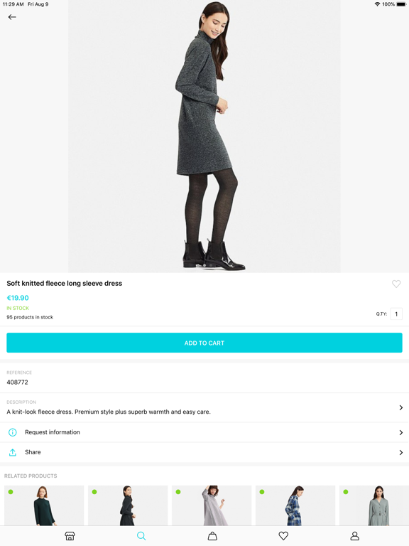 Blue Fashion iPad screenshot