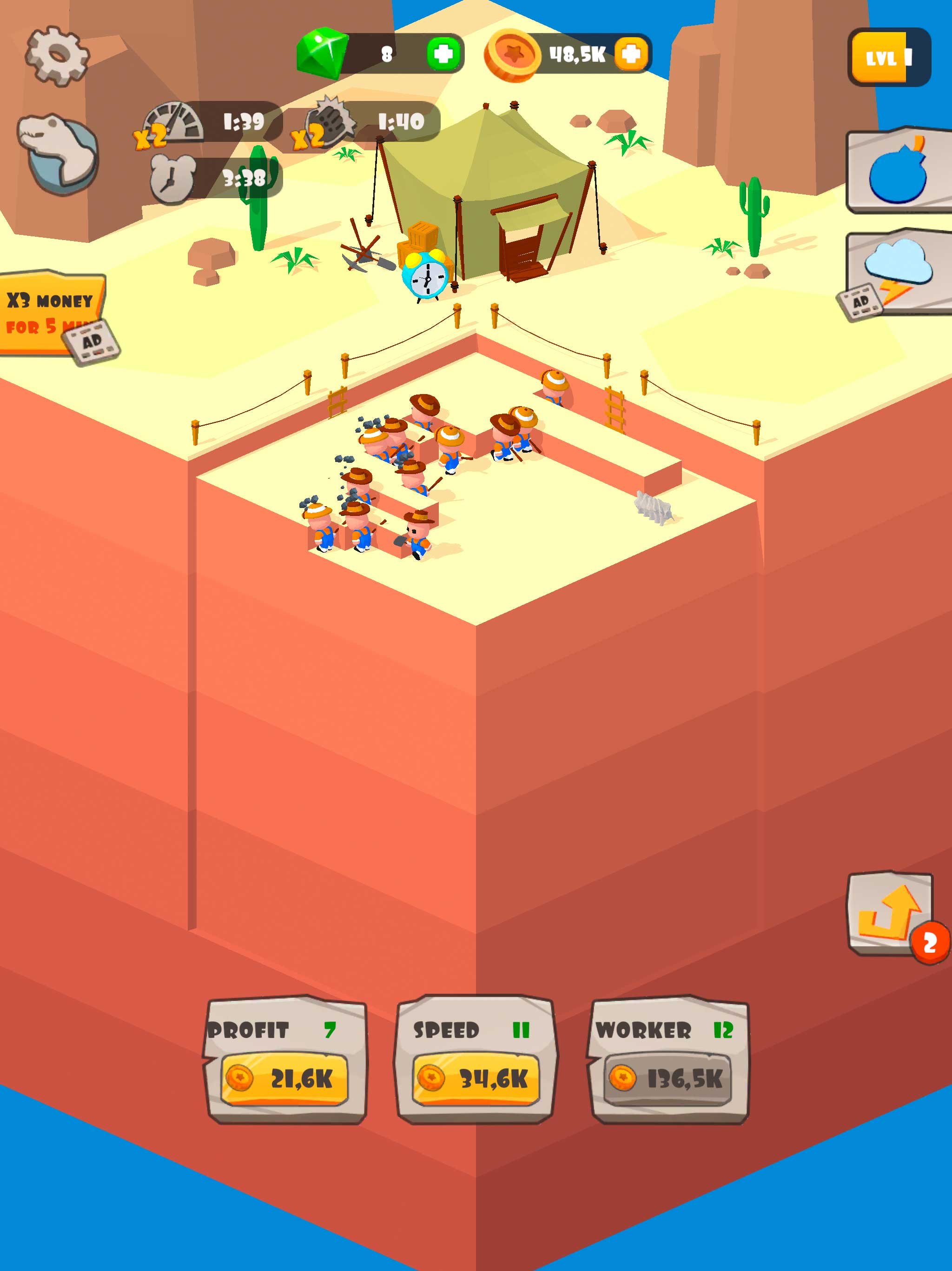 Idle Arheology Tycoon screenshot 4
