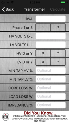 PTI Transformer screenshot 4