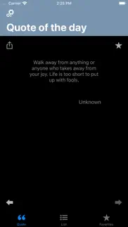 quote οf the day iphone screenshot 1