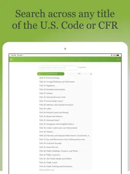 GeniusLex: U.S. Code & CFR screenshot 8