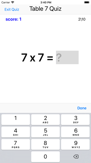 Multiplication Times Tables I(圖4)-速報App