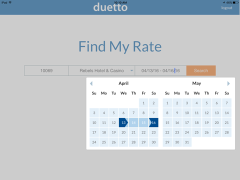 Duetto - Find My Rate screenshot 2