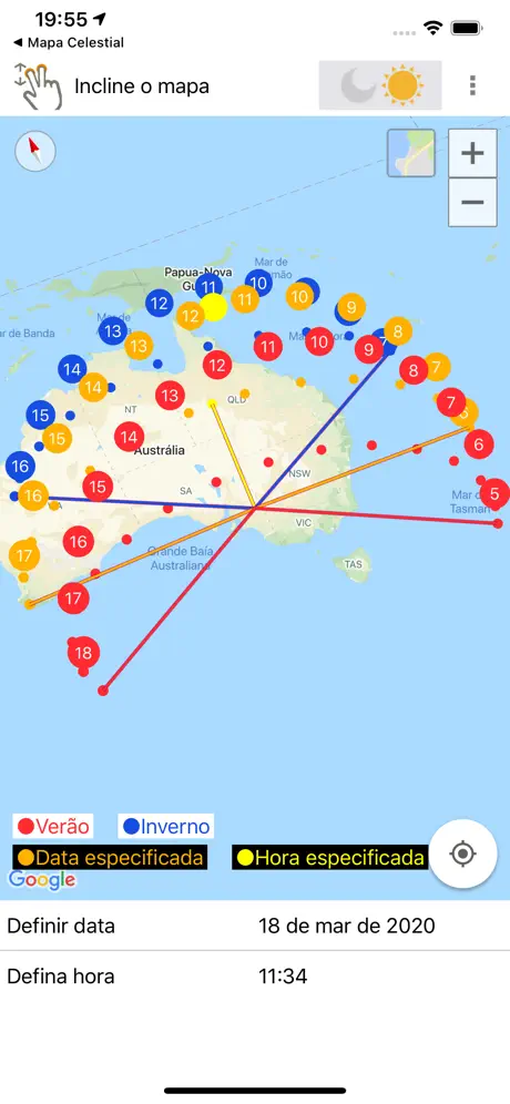 O caminho do sol