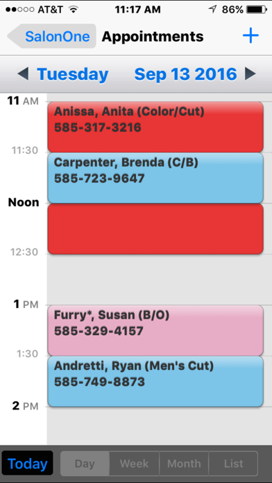 SalonOne Screenshot