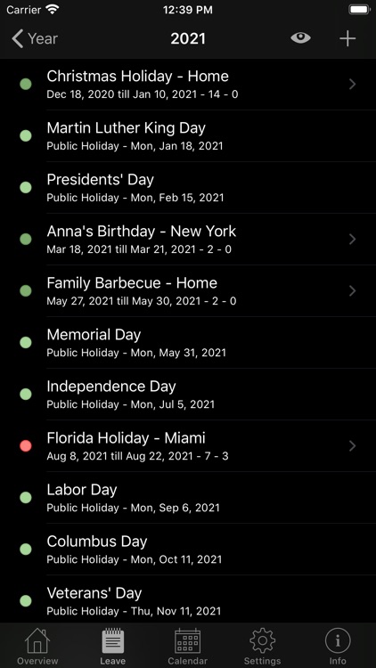 Annual Leave screenshot-6