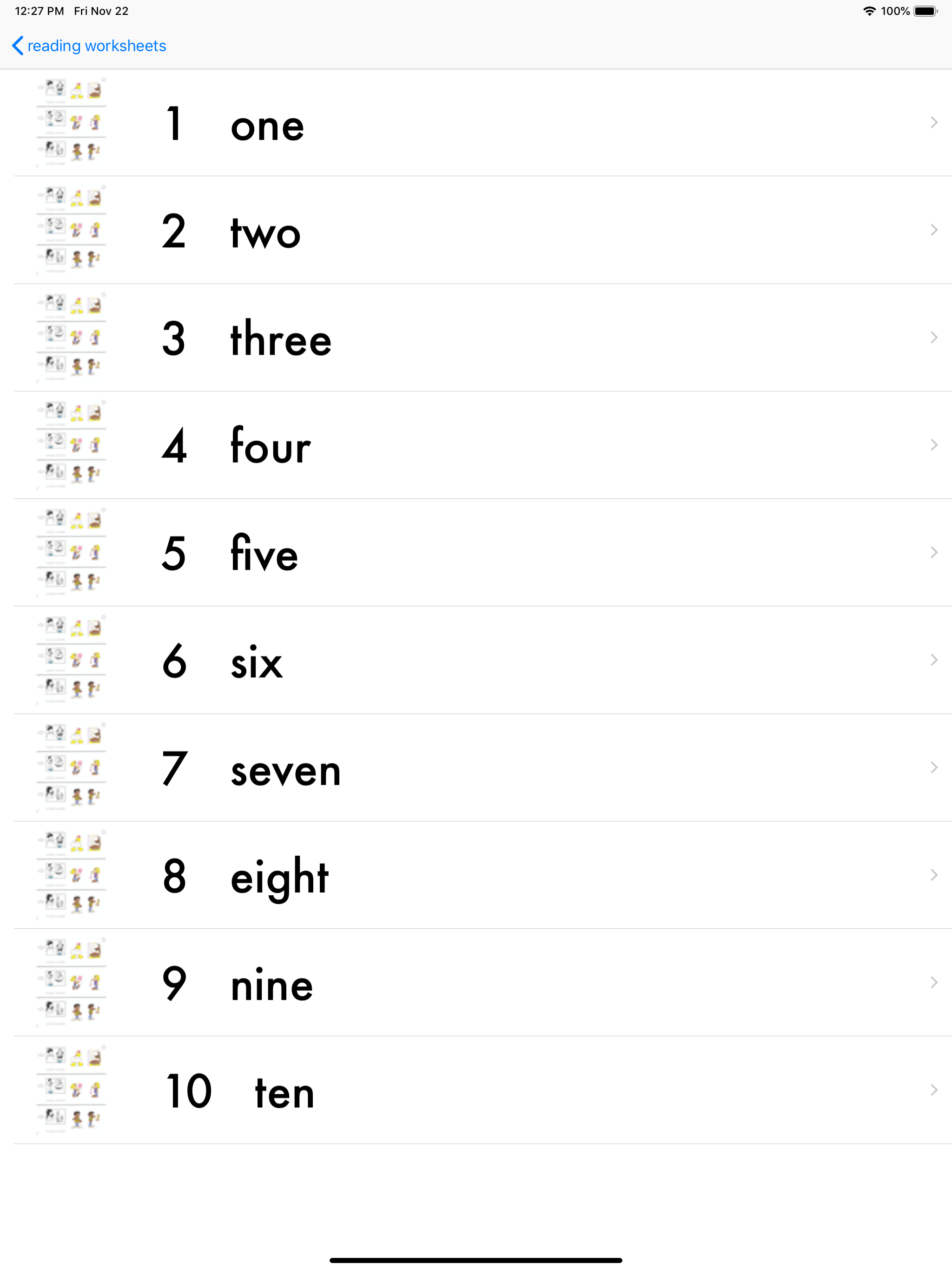 Reading Worksheets screenshot 4