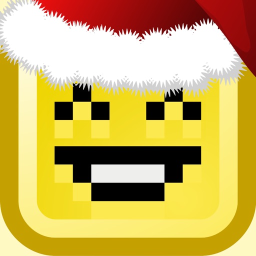 Santa Pixel Christmas Stickers icon