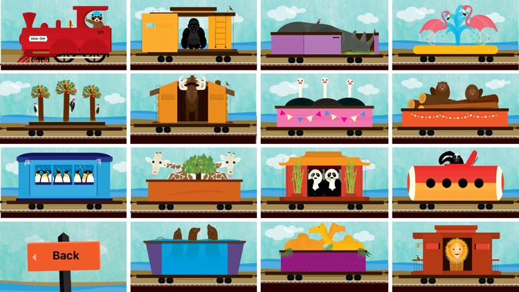 Peek-a-Zoo Train: Toddler Fun screenshot-8