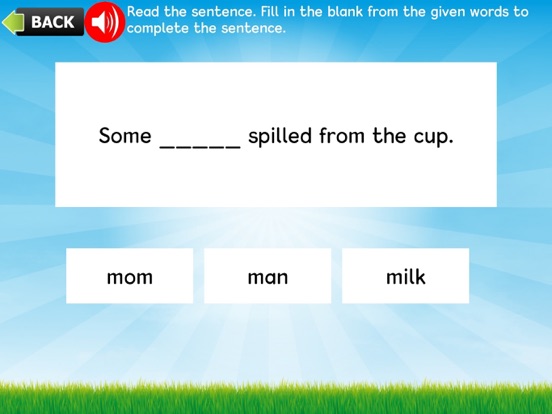 Read Sentences & Comprehension iPad screenshot
