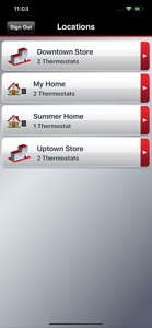 Total Connect Comfort screenshot #1 for iPhone