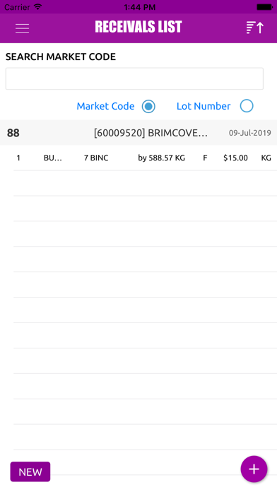 MarketBase screenshot