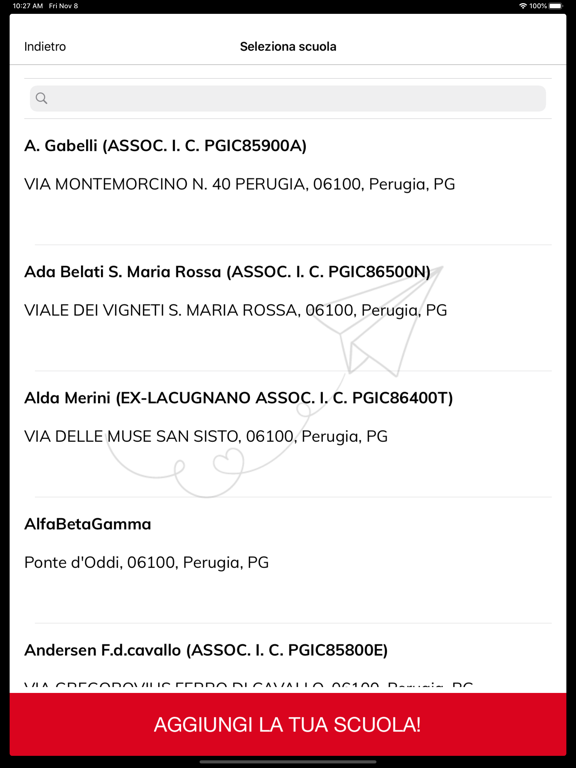 Scuolamenu iPad screenshot 4