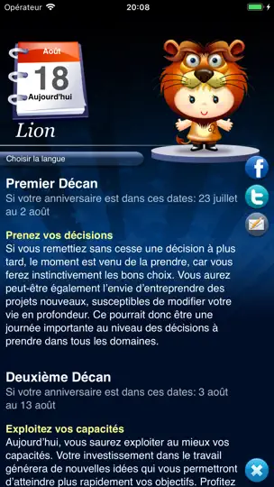 Capture d'écran de Horoscope HD sur iPhone 2