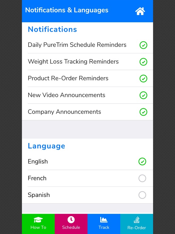 PureTrim Fit iPad screenshot 6 - Health & Fitness app