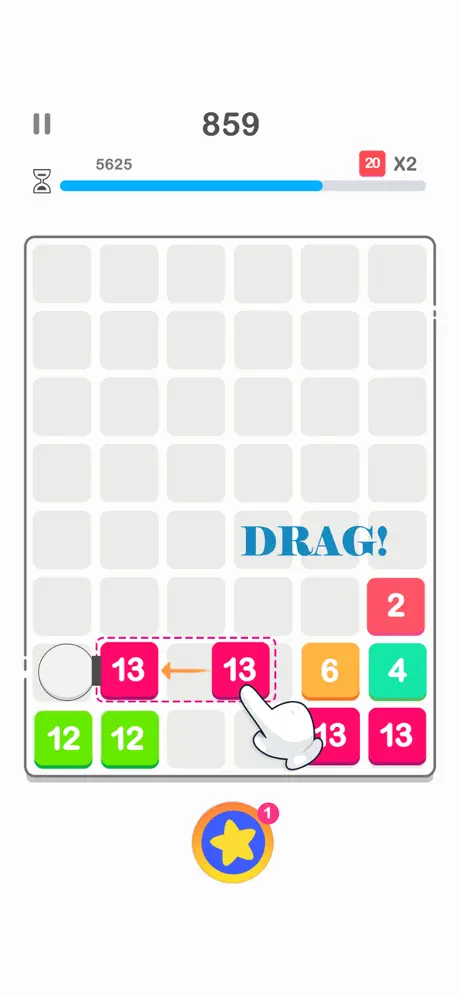 Drag n Merge: Bubble