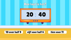 Leren klokkijken - rekenen screenshot