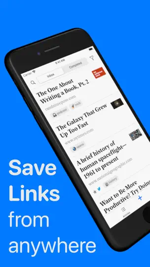 Captura de pantalla de Readit - Save And Read Later en iPhone 1