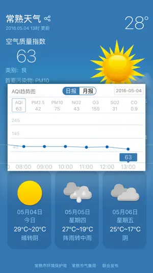 常熟天气 screenshot 2
