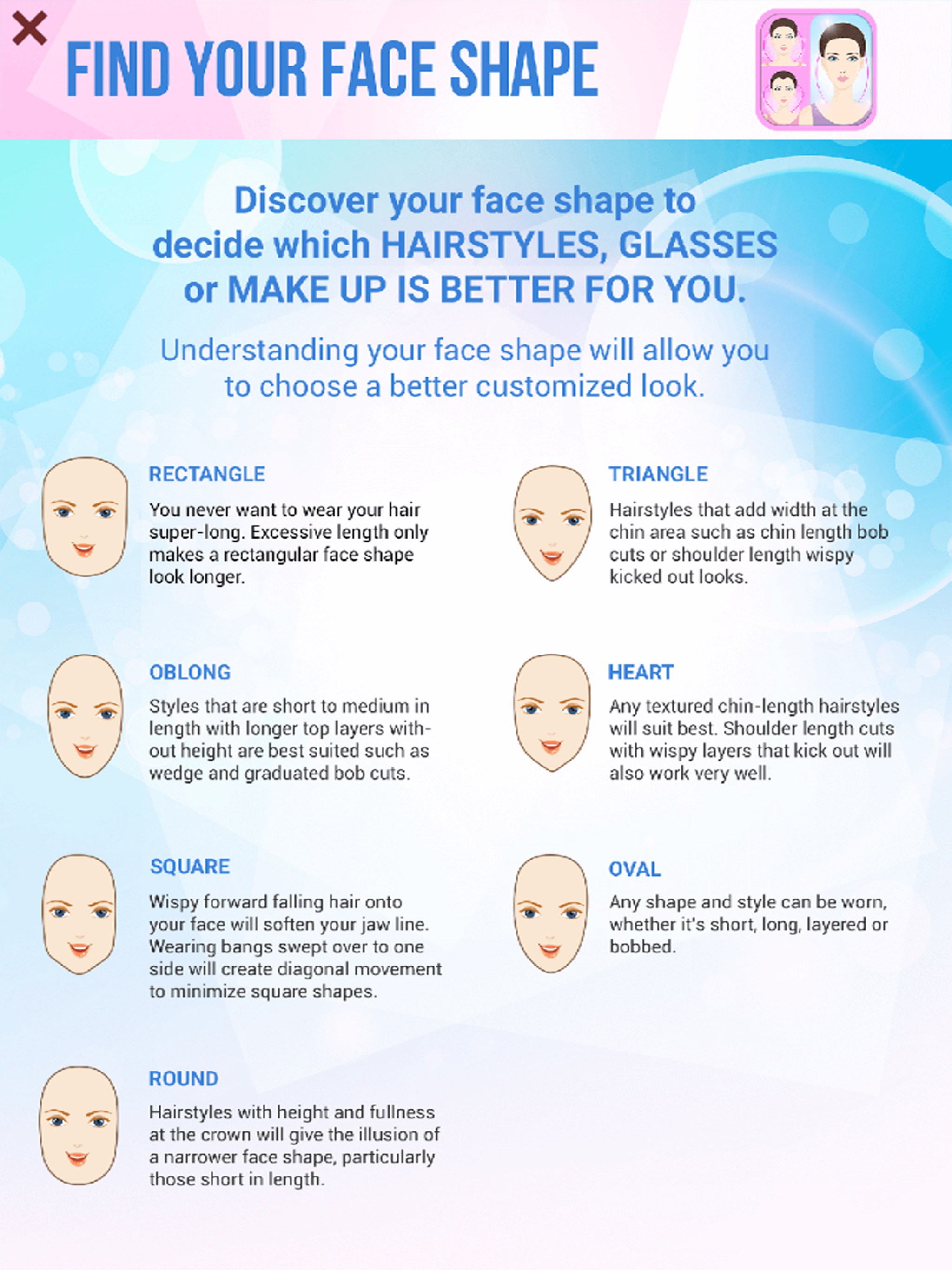 Find Your Face Shape