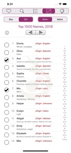 Baby Names (•◡•) screenshot #2 for iPhone
