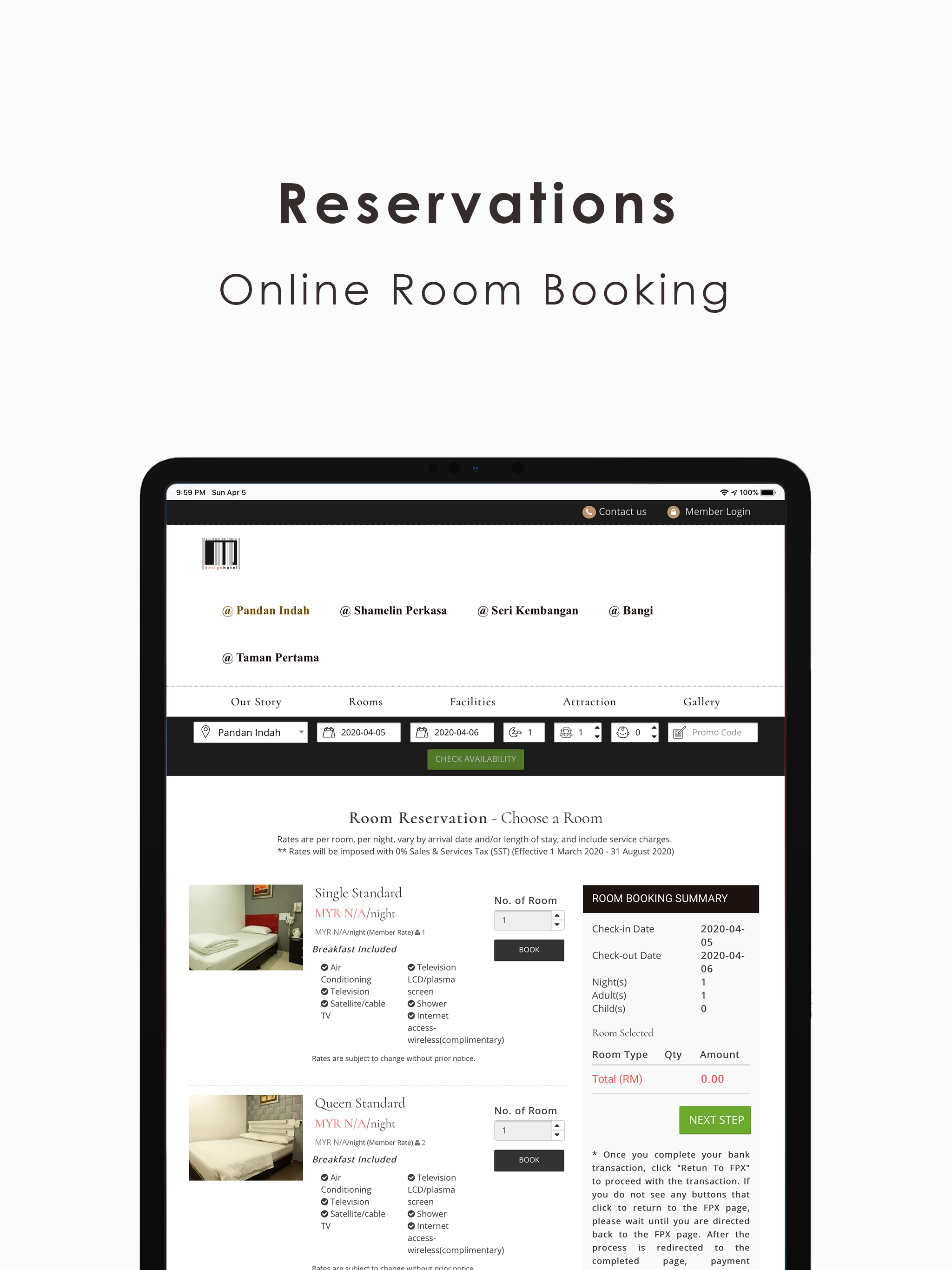 M Design Hotel - Booking screenshot 7
