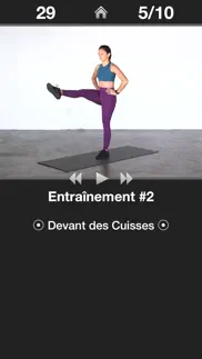 exercices quotidien jambes iPhone Captures Décran 3