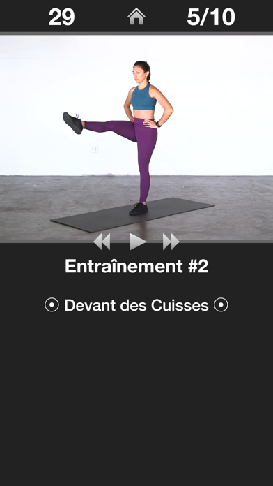 Screenshot #3 pour Exercices Quotidien Jambes