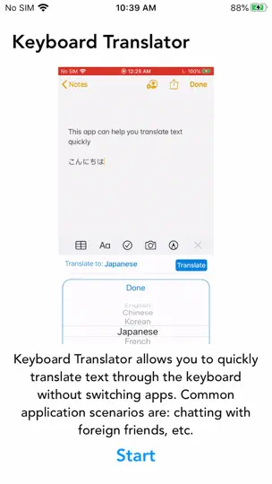 Keyboard Translator: Chat Tool iPhone Ekran Görüntüsü 4