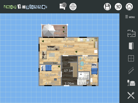 Screenshot #5 pour Floor Plan 3D | smart3Dplanner