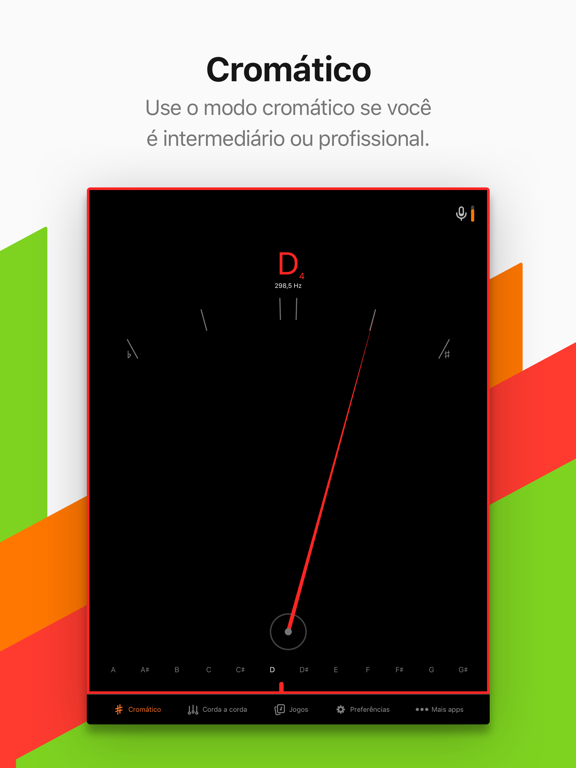 Afinador Cifra Club iPad screenshot 3