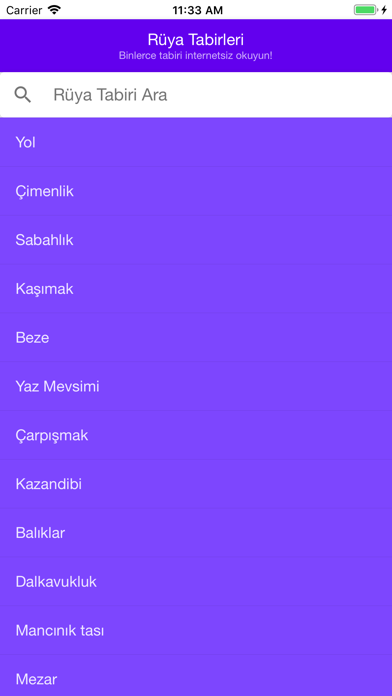 Rüya Tabirleri ve Yorumlar Screenshot 3 - AppWisp.com Rüya Tabirleri ve Yorumlar Screenshot 3 - AppWisp.com