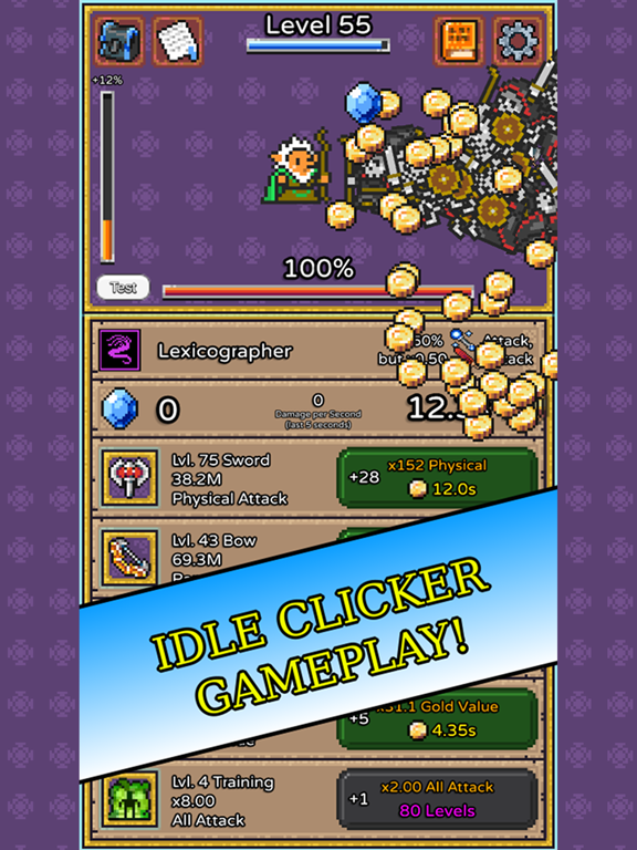 Screenshot #5 for Simple RPG - Idle Tap Tapper!