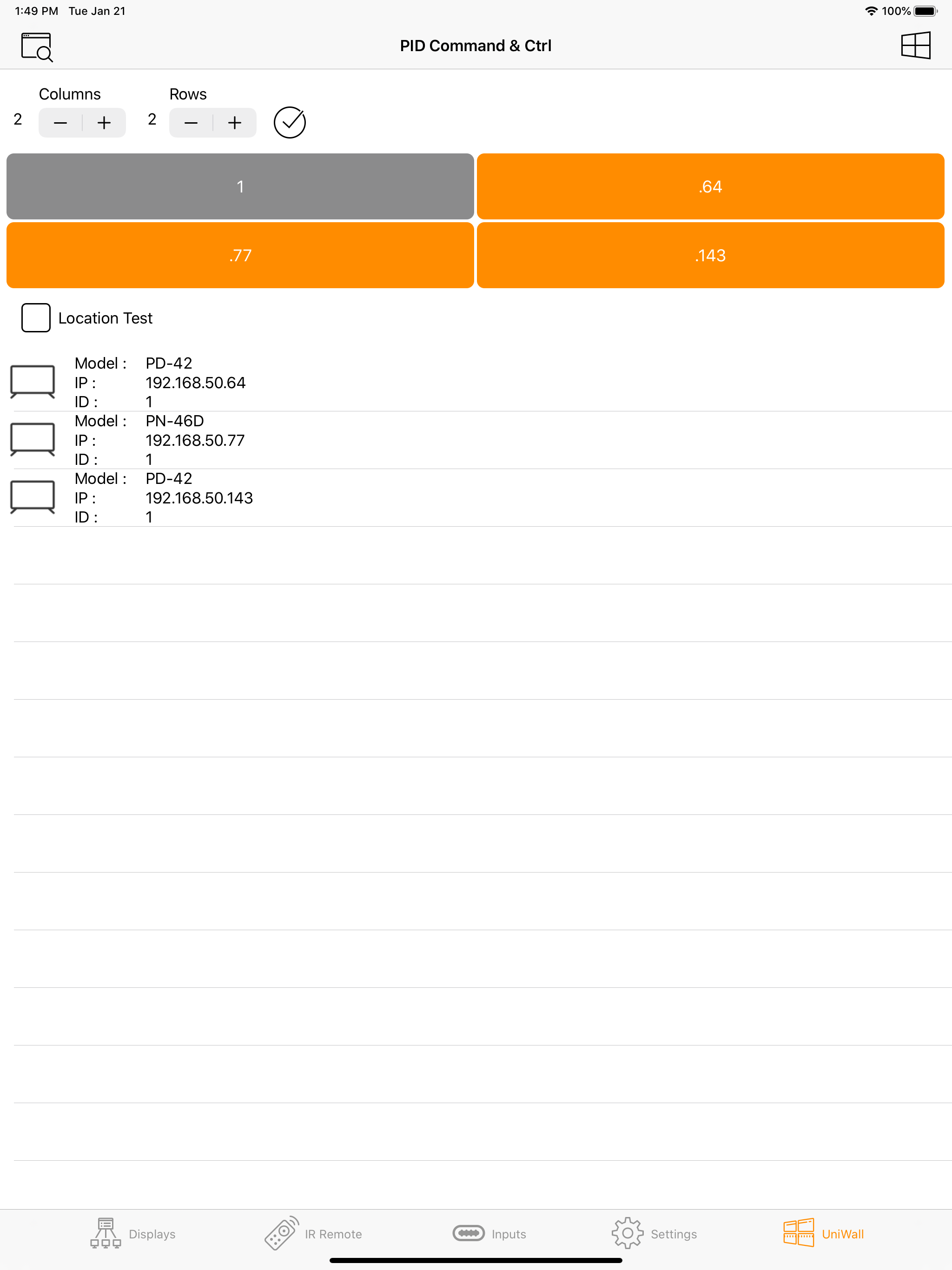 PID Command & Ctrl