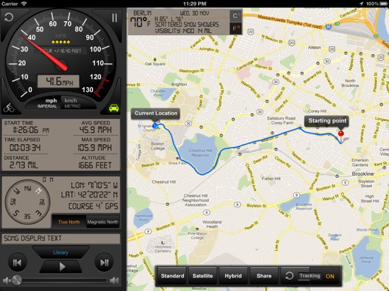 Screenshot #5 pour Speedometer GPS+