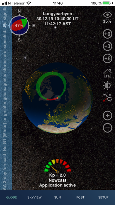 Aurora Forecast 3D Screenshot