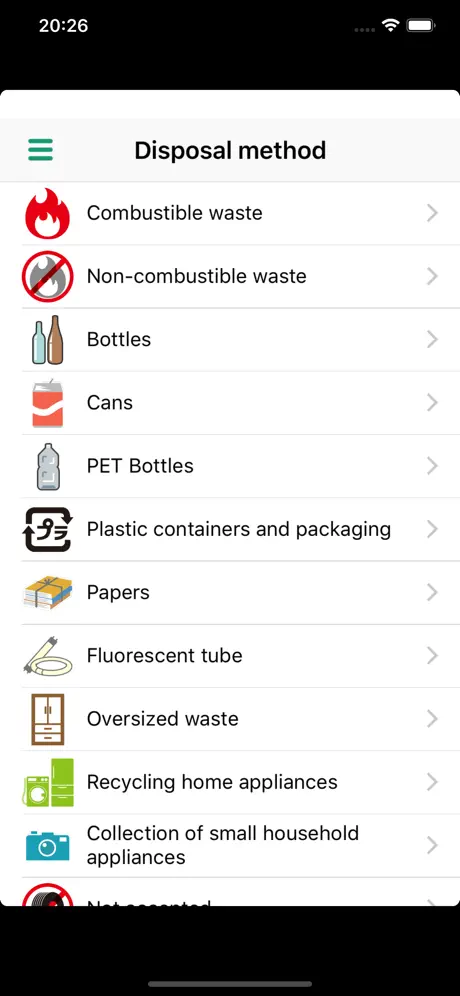 Ichinoseki Garbage Sorting App