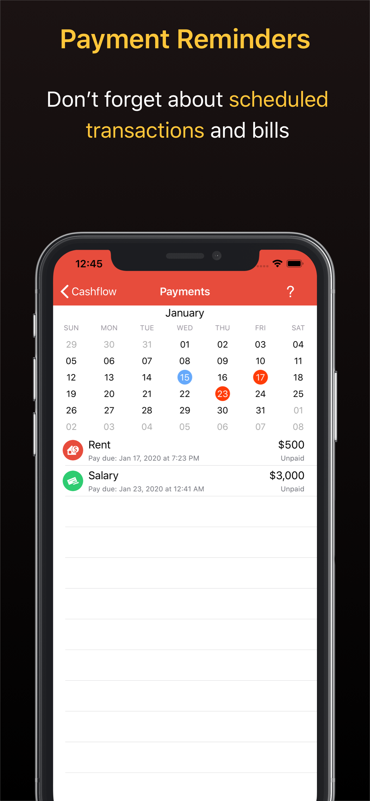 Mr. Money - Finance Manager screenshot 3