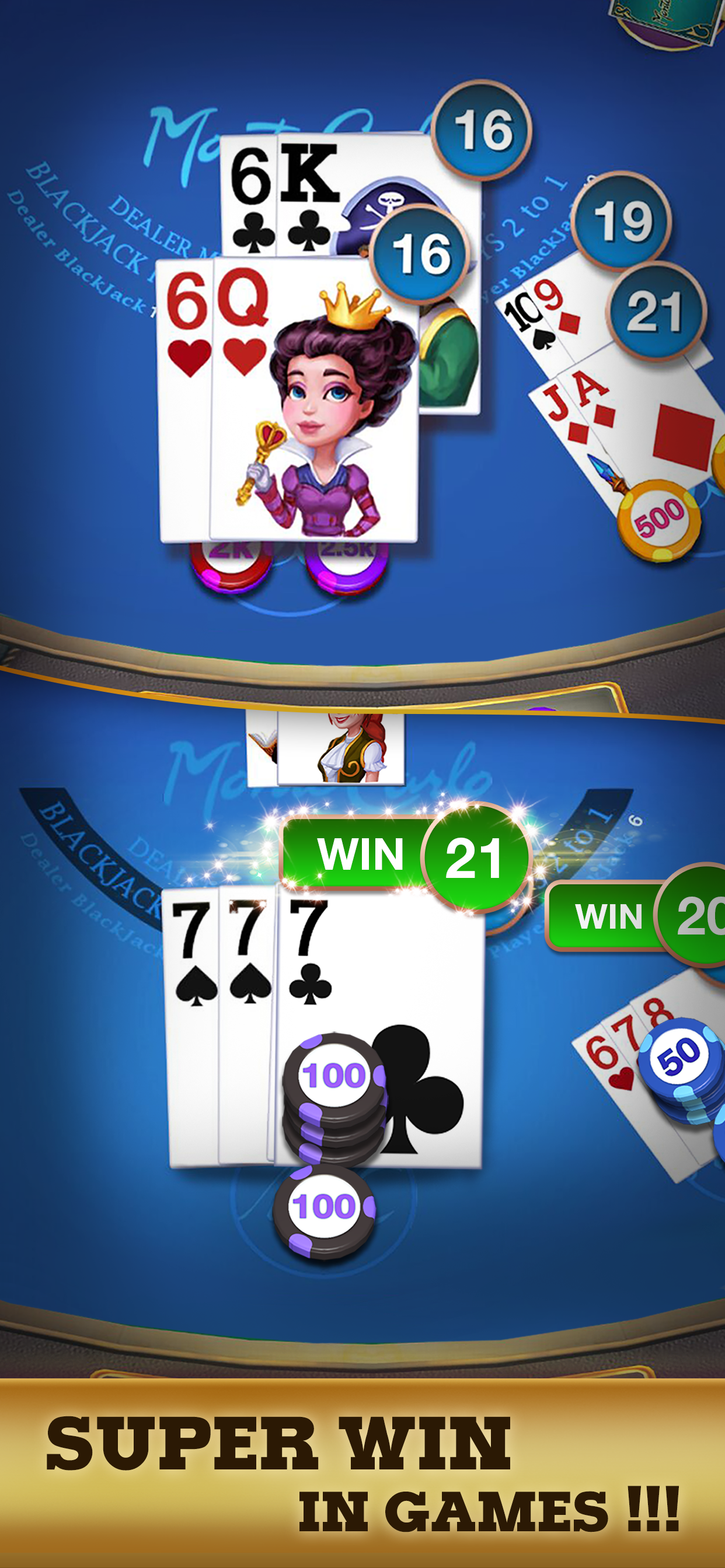 Blackjack 21: Casino Poker