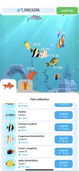 Game screenshot Idle Fish apk