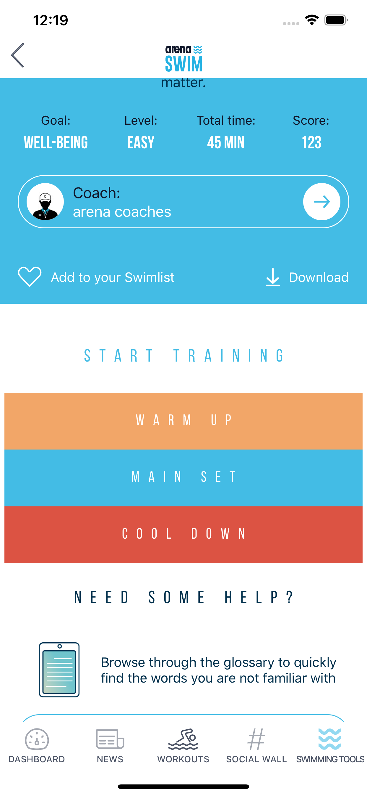 ARENA SWIM - Official App