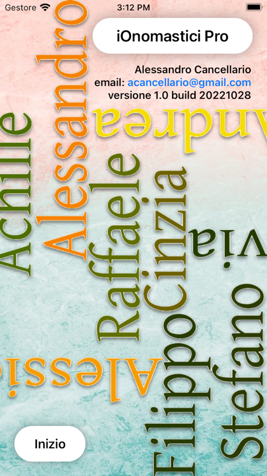 #1. iOnomasticiPro (iOS) By: Alessandro Cancellario - Sungate.it