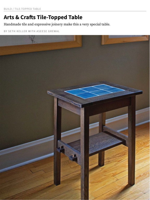 Popular Woodworking Magazine iPad screenshot 4 - Lifestyle app