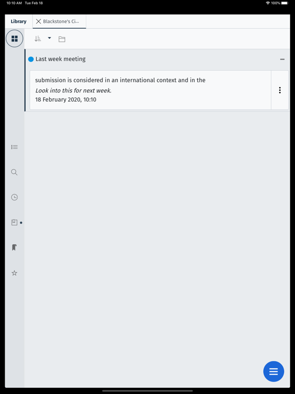 OUP - LawReader iPad screenshot