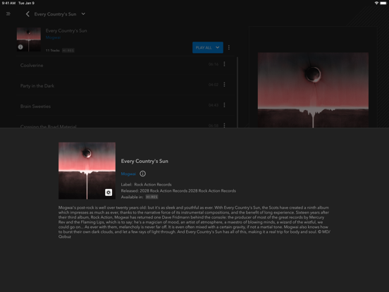 dCS Mosaic Control iPad screenshot 3 - Utilities app
